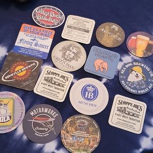Beer Coozies, Coasters, Bottle Openers collection